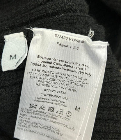 BOTTEGA VENETA 長袖ニットワンピース ダブルフェイス シェットランド タグ付き 677420 V1F50 レディース SIZE M ボッテガ・ヴェネタ