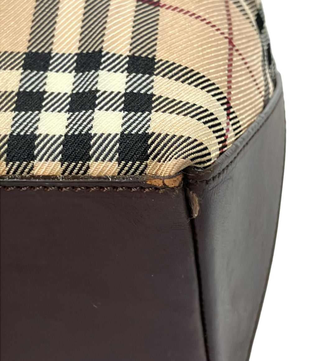 BURBERRY BLUE LABEL ハンドバッグ チェック レディース バーバリーブルーレーベル