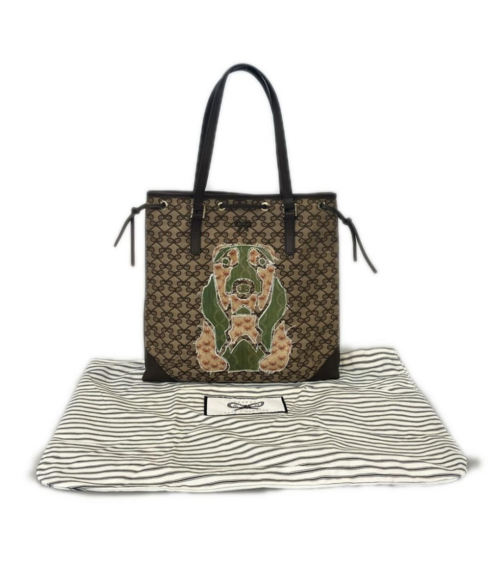 Anya Hindmarch トートバッグ 肩掛け ロゴ 犬 ドッグ レディース アニヤハインドマーチ