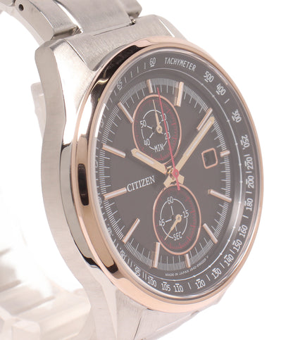 CITIZEN 腕時計 ラグビー日本代表の限定モデル BRAVE BLOSSOMS ソーラー ブラック B642-S118361 メンズ シチズン