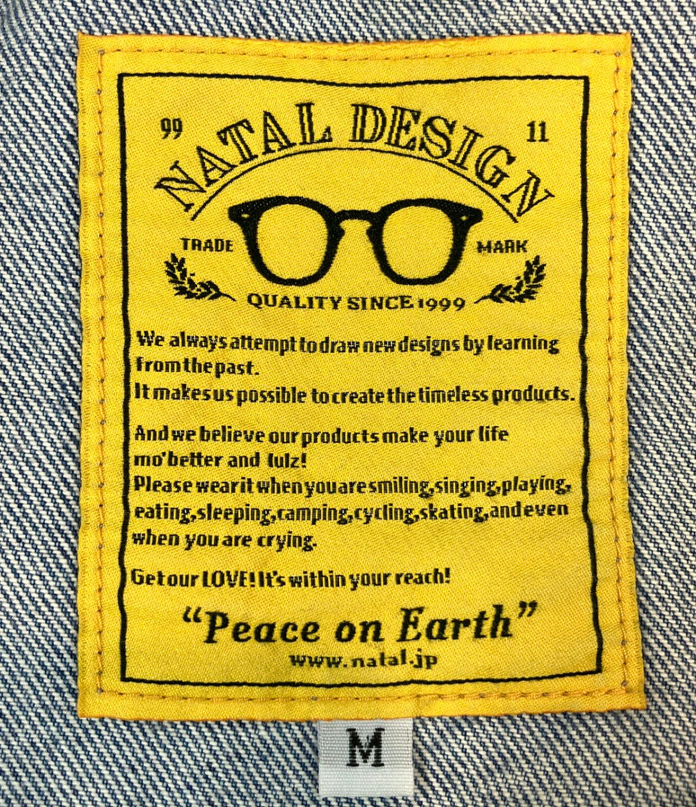 NATAL DESIGN デニムパンツ ワイド ボタンフライ RANDY DENIM PANTS BD-054 メンズ SIZE M ネイタルデザイン