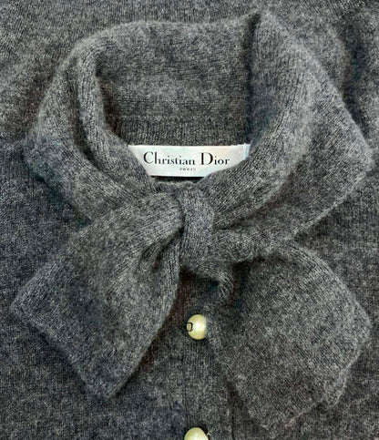 Christian Dior 長袖ニット カシミヤ100% パールボタン 354S48AM053 レディース クリスチャンディオール