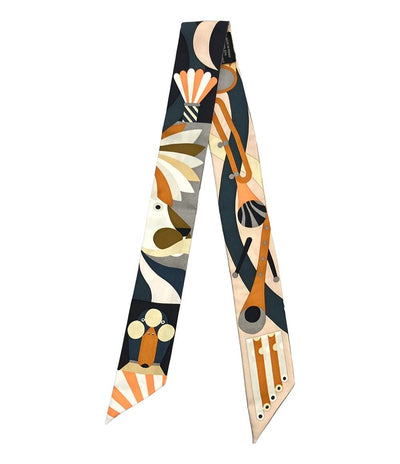 HERMES ツイリー シルク 100% パラード アンファンファーレ レディース エルメス