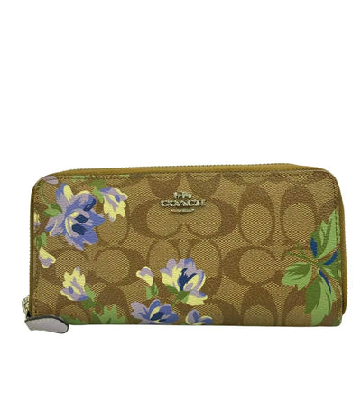 COACH ラウンドファスナー長財布 シグネチャー F73345 レディース コーチ