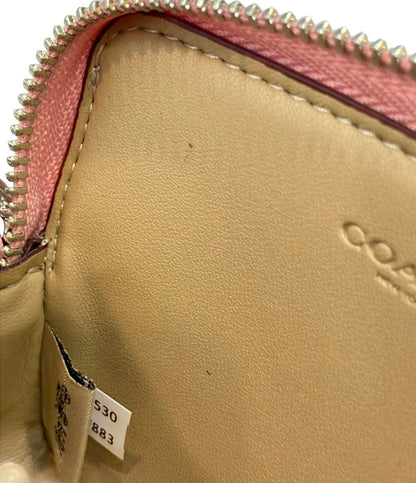 コーチ カードケース コインケース チェーン付き シグネチャー レディース COACH