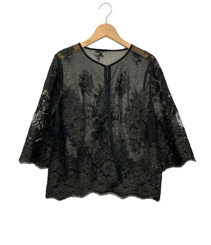 リネーム レースノーカラージャケット シースルー レディース SIZE M (M) rename