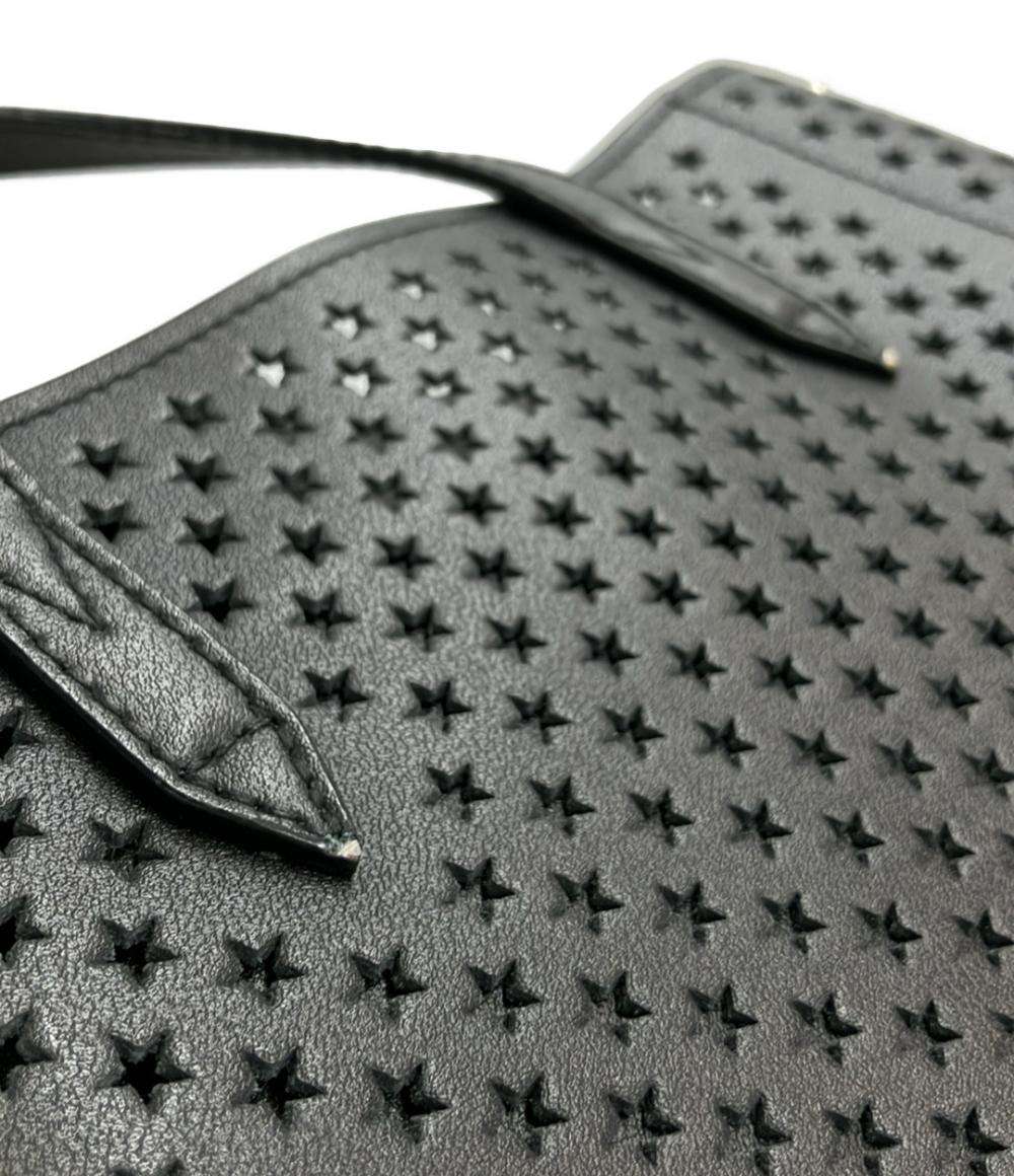 Jimmy Choo ハンドバッグ トートバッグ ショルダーバッグ 2WAY 斜め掛け PEGASI スターパンチング レザー レディース ジミーチュウ