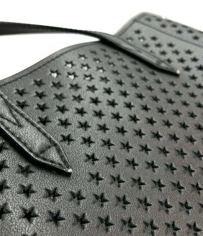 Jimmy Choo ハンドバッグ トートバッグ ショルダーバッグ 2WAY 斜め掛け PEGASI スターパンチング レザー レディース ジミーチュウ