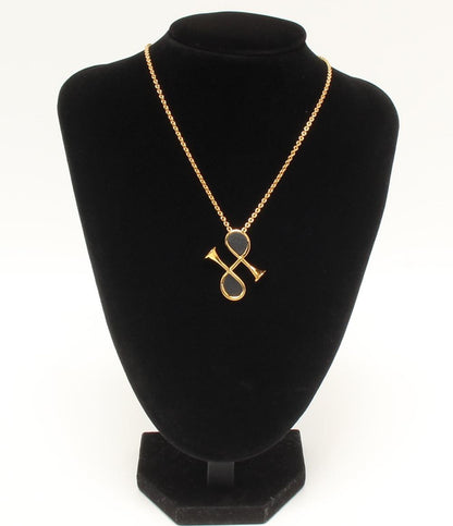 美品 HERMES ネックレス コルH ゴールド金具 レディース エルメス