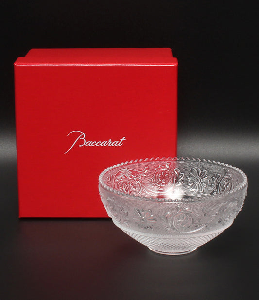美品 Baccarat ボウル 皿 12cm アラベスク バカラ