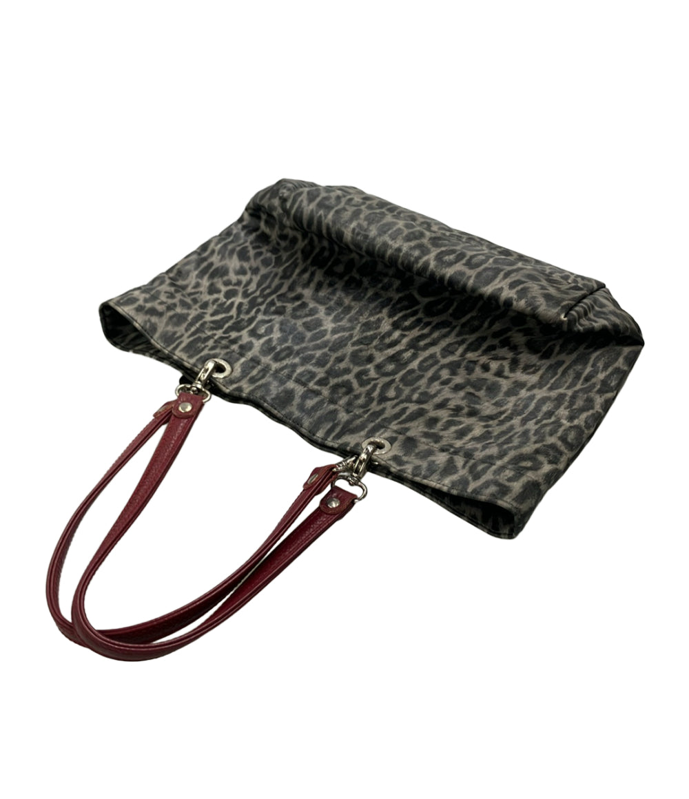 un jour un sac トートバッグ レオパード柄 ヒョウ柄 レディース アンジュールアンサック
