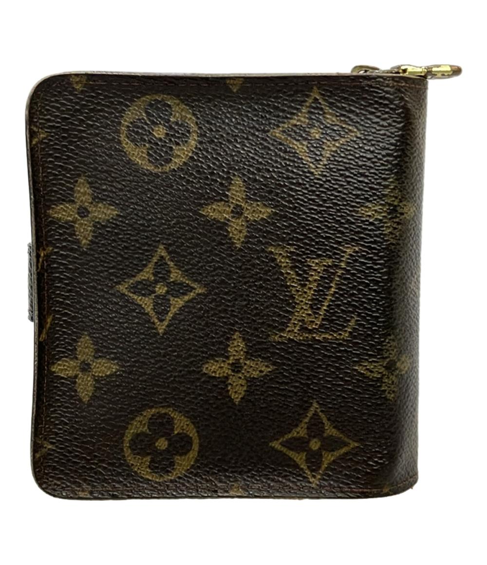 訳あり LOUIS VUITTON 二つ折り財布 モノグラム ポルトパピエ