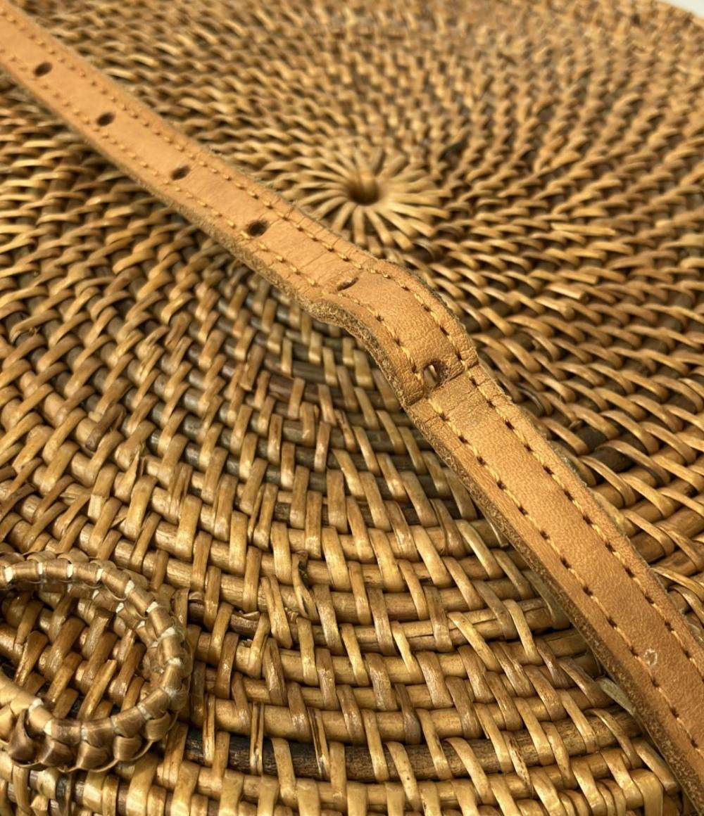 美品 アンドユウ ショルダーバッグ かごバッグ レディース AndYu