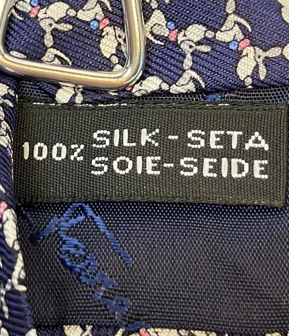 美品 サルヴァトーレフェラガモ ネクタイ シルク100% メンズ Salvatore Ferragamo