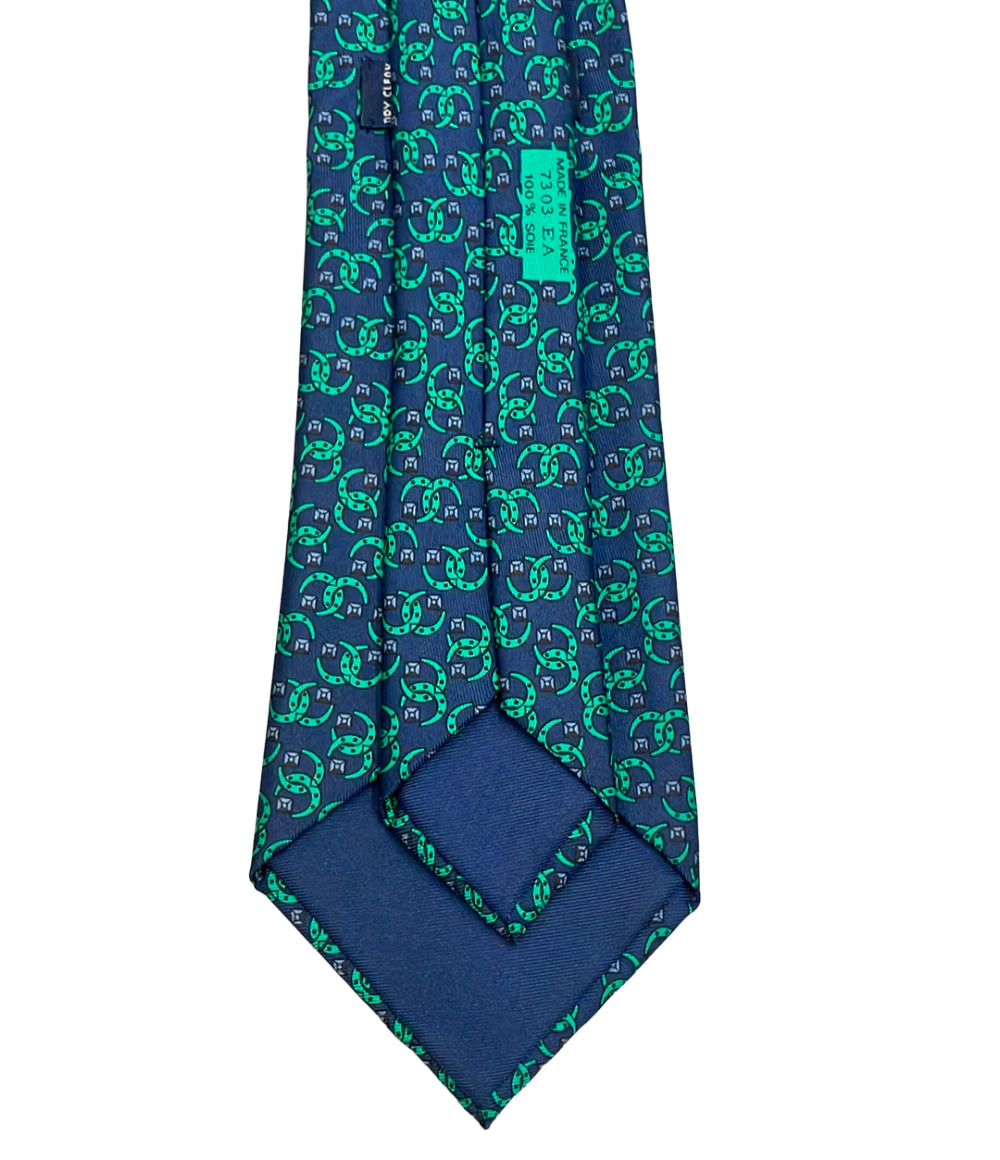 美品 HERMES ネクタイ シルク100% メンズ エルメス