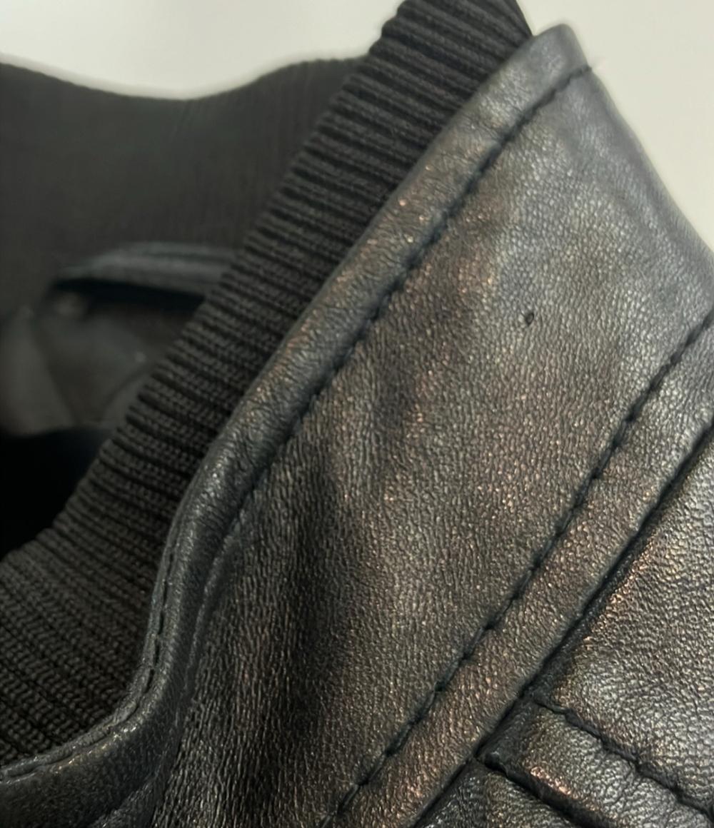 エイケイエム レザージャケット シングルライダース ラムレザー メンズ SIZE XL AKM