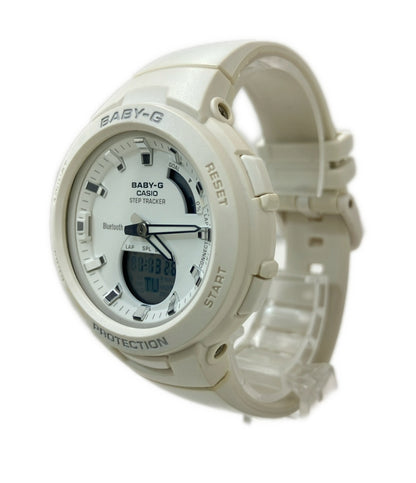 CASIO 腕時計 Bluetooth BABY-G クオーツ ホワイト BSA-B100 レディース カシオ