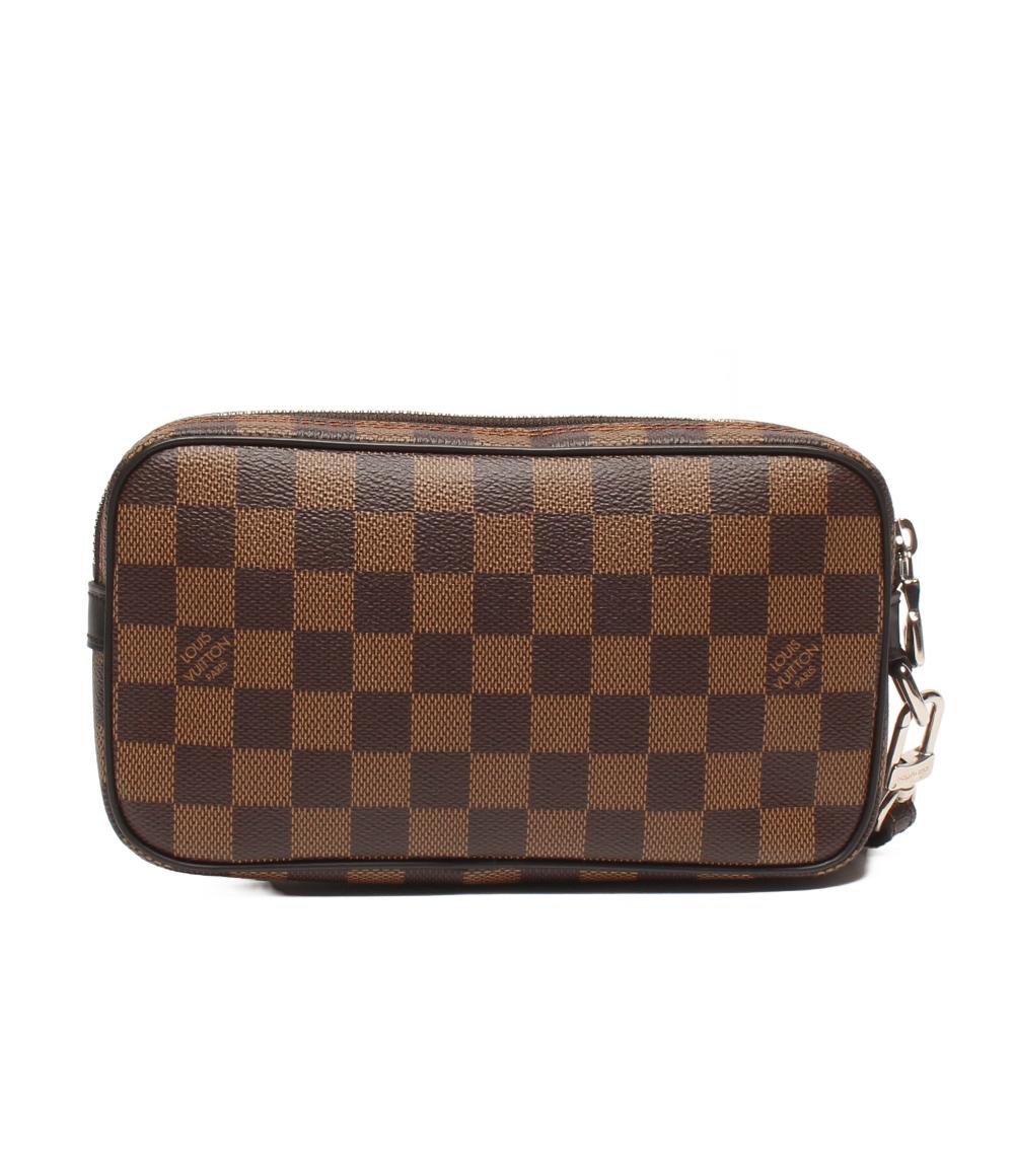 美品 LOUIS VUITTON クラッチバッグ セカンドバッグ ポシェットヴォルガ チャップマン ダミエ N63350 メンズ ルイ・ヴィトン