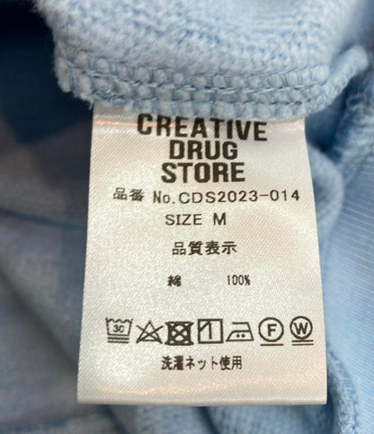 美品 クリエイティブドラッグストア 長袖スウェット 襟付き メンズ SIZE M CREATIVE DRUG STORE