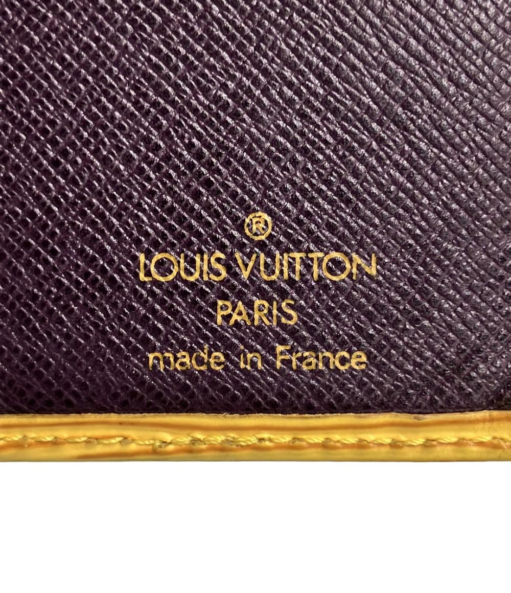 ルイ・ヴィトン 二つ折り札入れ長財布 ポルトカルトクレディ エピ M63219 レディース LOUIS VUITTON