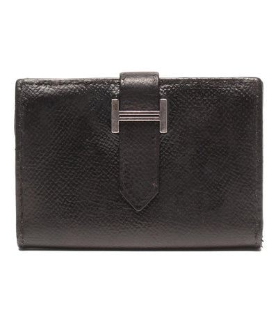 エルメス カードケース □M刻印 シルバー金具 ベアン レディース HERMES