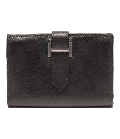 エルメス カードケース □M刻印 シルバー金具 ベアン レディース HERMES