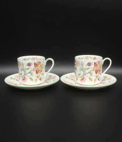 美品 Minton カップ＆ソーサー 2客セット ペア ハドンホール ミントン