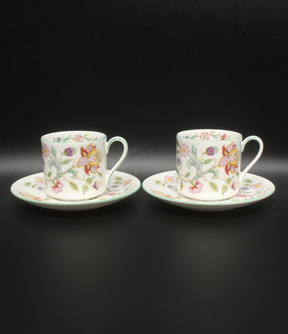 美品 Minton カップ＆ソーサー 2客セット ペア ハドンホール ミントン