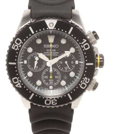 SEIKO 腕時計 ダイバーズ プロスペックス PROSPEX ソーラー ブラック V175-0AD0 レディース メンズ セイコー