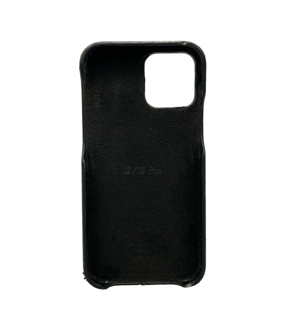 LOUIS VUITTON スマホケース iPhone12 12Pro カーフレザー バンパー モノグラム M80080 ユニセックス ルイ・ヴィトン