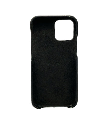 LOUIS VUITTON スマホケース iPhone12 12Pro カーフレザー バンパー モノグラム M80080 ユニセックス ルイ・ヴィトン