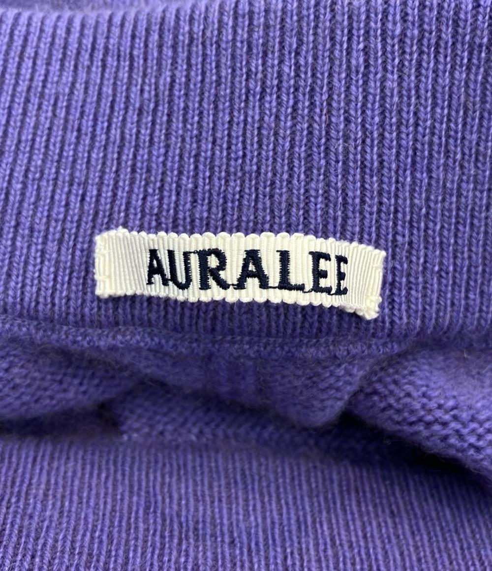 美品 AURALEE ロングパンツ カシミヤ ニットパンツ BABY CASHMERE KNIT PANTS A24AP04BC レディース SIZE 0 (XS) オーラリー