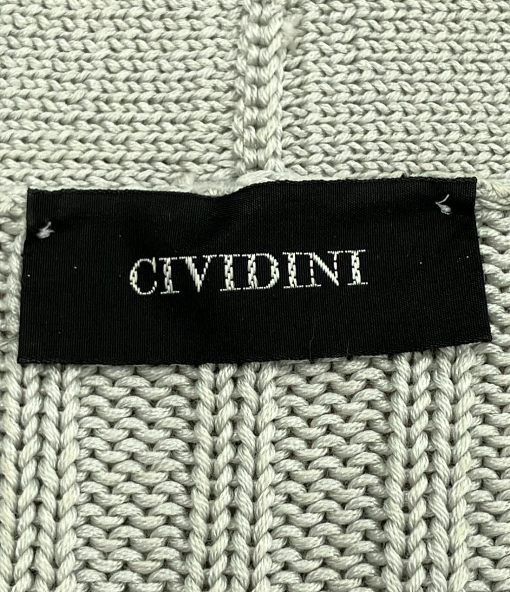 チヴィディーニ Vネックニット シルク100% レディース SIZE 42 (M) CIVIDINI