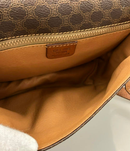 訳あり CELINE ショルダーバッグ 斜め掛け マカダム柄 DM94 レディース セリーヌ