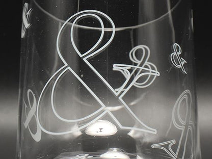 美品 TIFFANY&Co. ワイングラス 2点セット ペア アンパサンド ティファニー