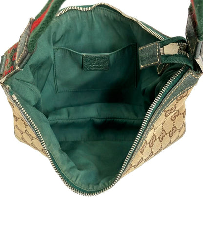 GUCCI ショルダーバッグ 肩掛け GGキャンバス 145812 3444 レディース グッチ