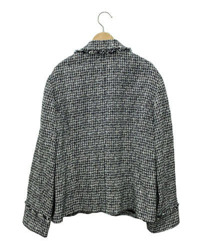 美品 カッソーロ ツイードジャケット レディース SIZE 23 (XL) cassolo