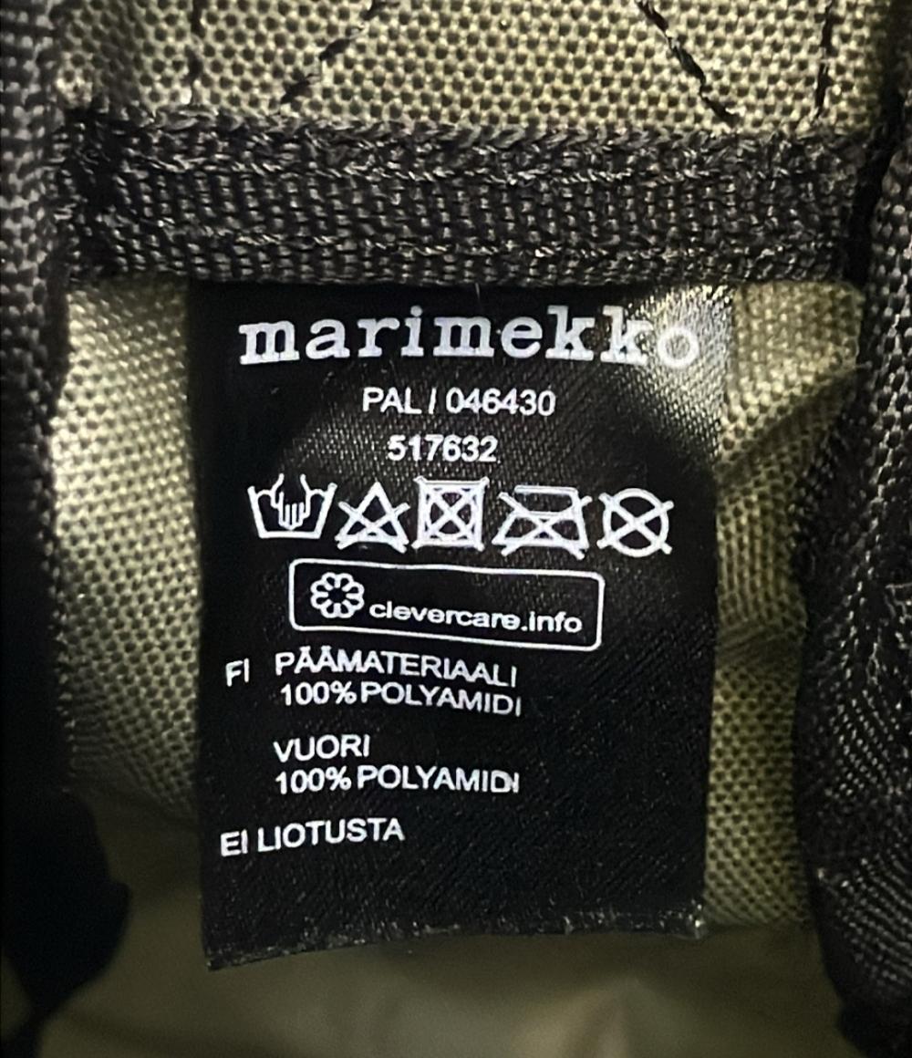 美品 marimekko ショルダーバッグ 斜め掛け レディース マリメッコ