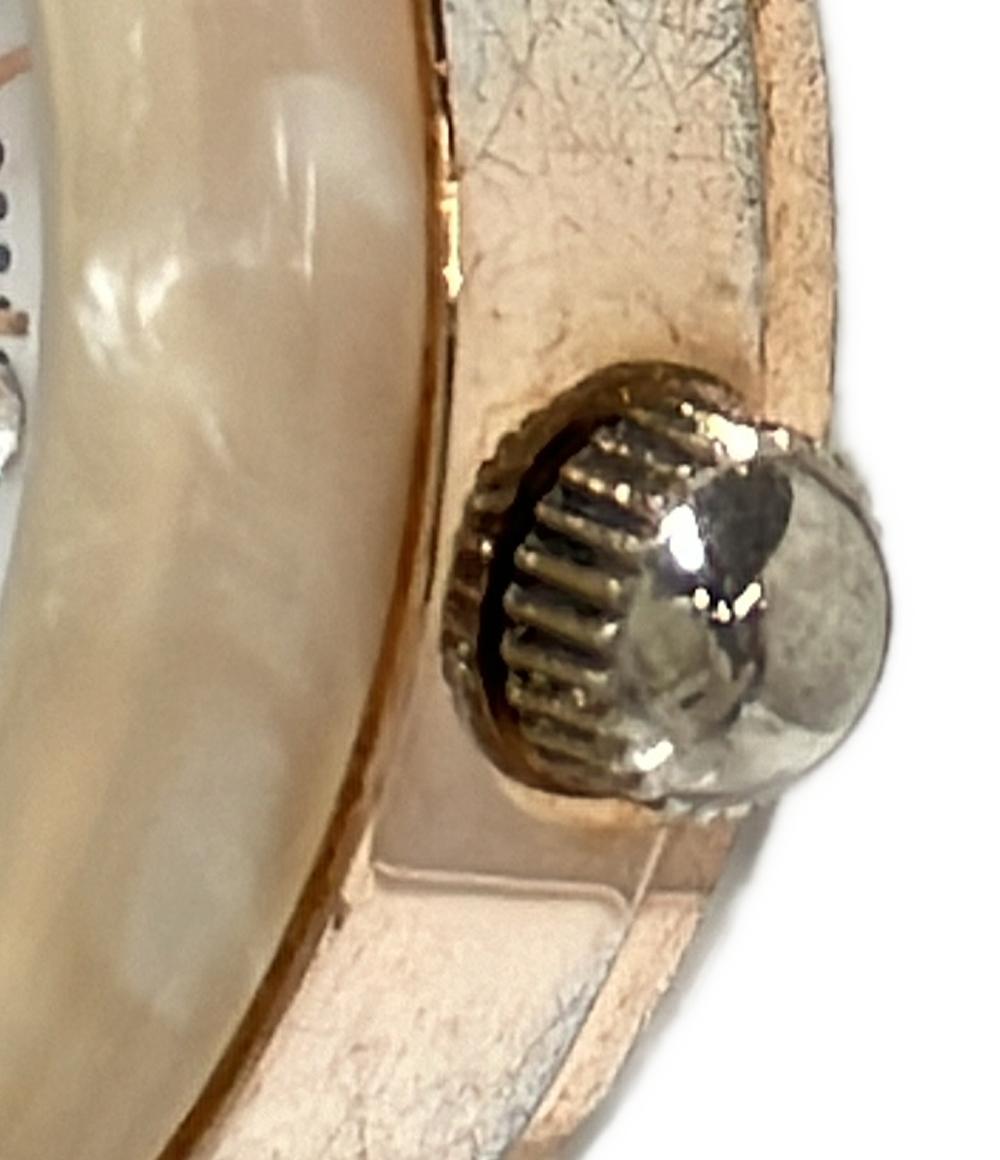 nattito 腕時計 クオーツ ホワイト PT-133 レディース ナティート