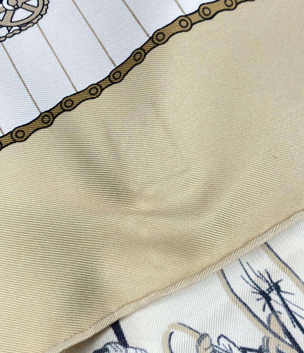 HERMES スカーフ シルク100% カレ90 LES BECANES レディース エルメス