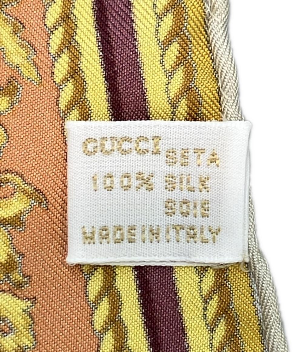 美品 グッチ スカーフ シルク100% レディース GUCCI