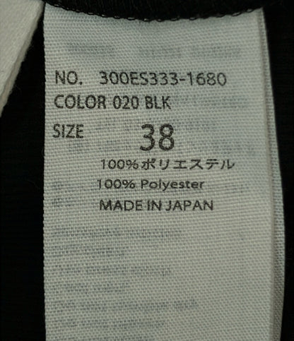 ENFOLD ノースリーブワンピース 21SS タスランカルゼ プリーツジャンパースカート 300ES333-1680 レディース SIZE 38 (S) エンフォルド