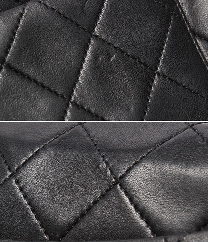 CHANEL チェーンショルダーバッグ シングルフラップ シングルチェーン ゴールド金具 マトラッセ17 ラムスキン 0番台 レディース シャネル