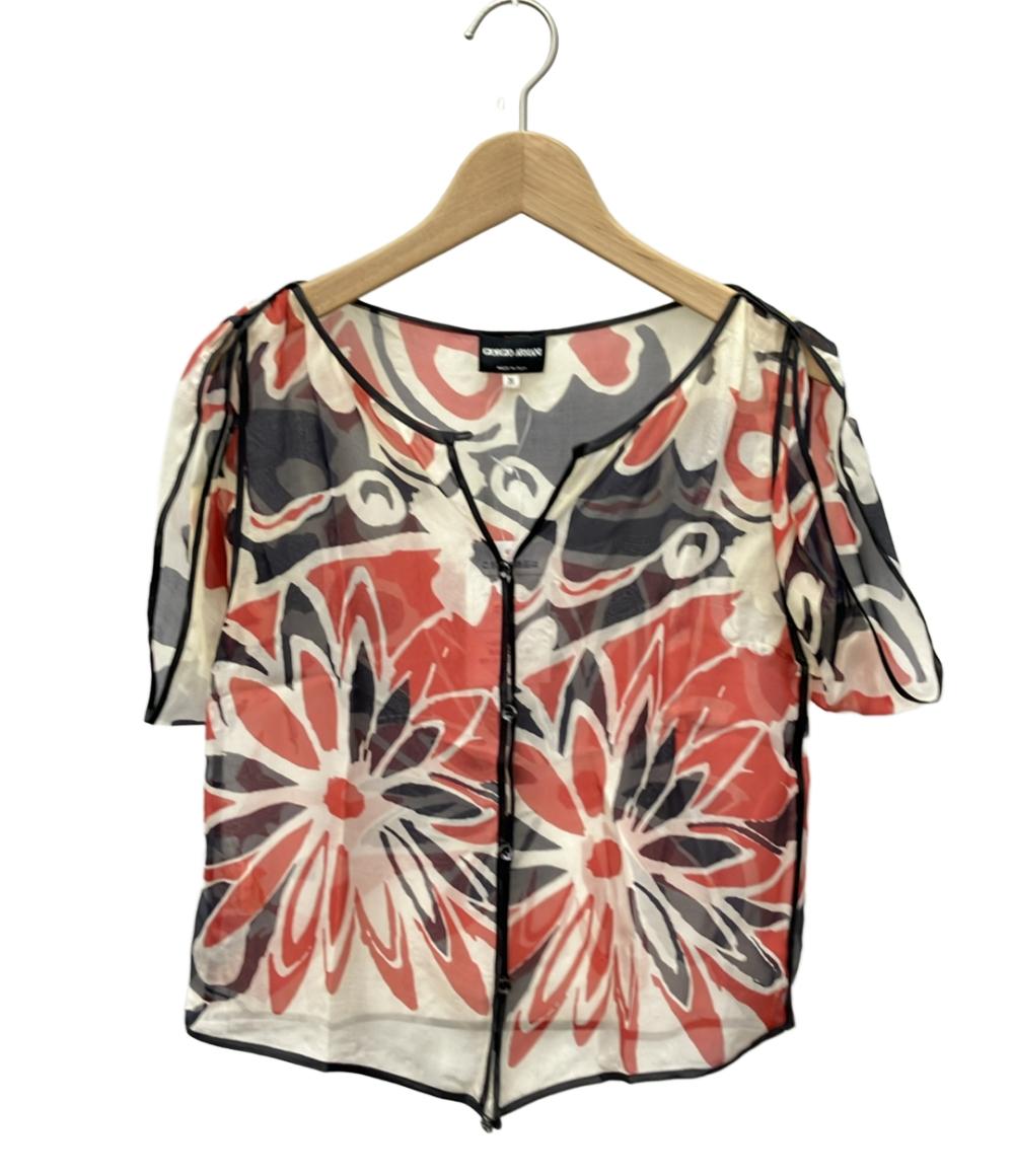 訳あり ジョルジオアルマーニ 半袖ブラウス レディース SIZE 36 (XS) GIORGIO ARMANI