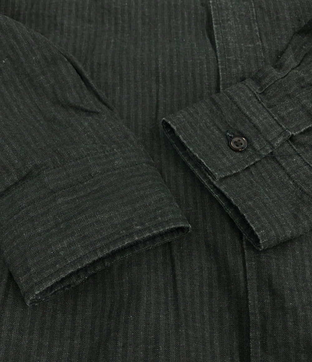 MINEDENIM 長袖シャツ バンドカラー メンズ SIZE 2 (L) マインデニム