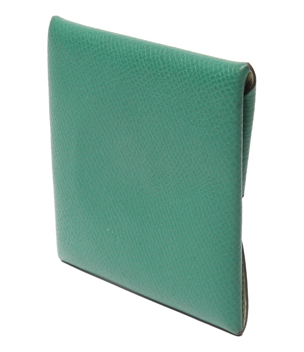 エルメス コインケース W刻印 シルバー金具 バスティア レディース HERMES