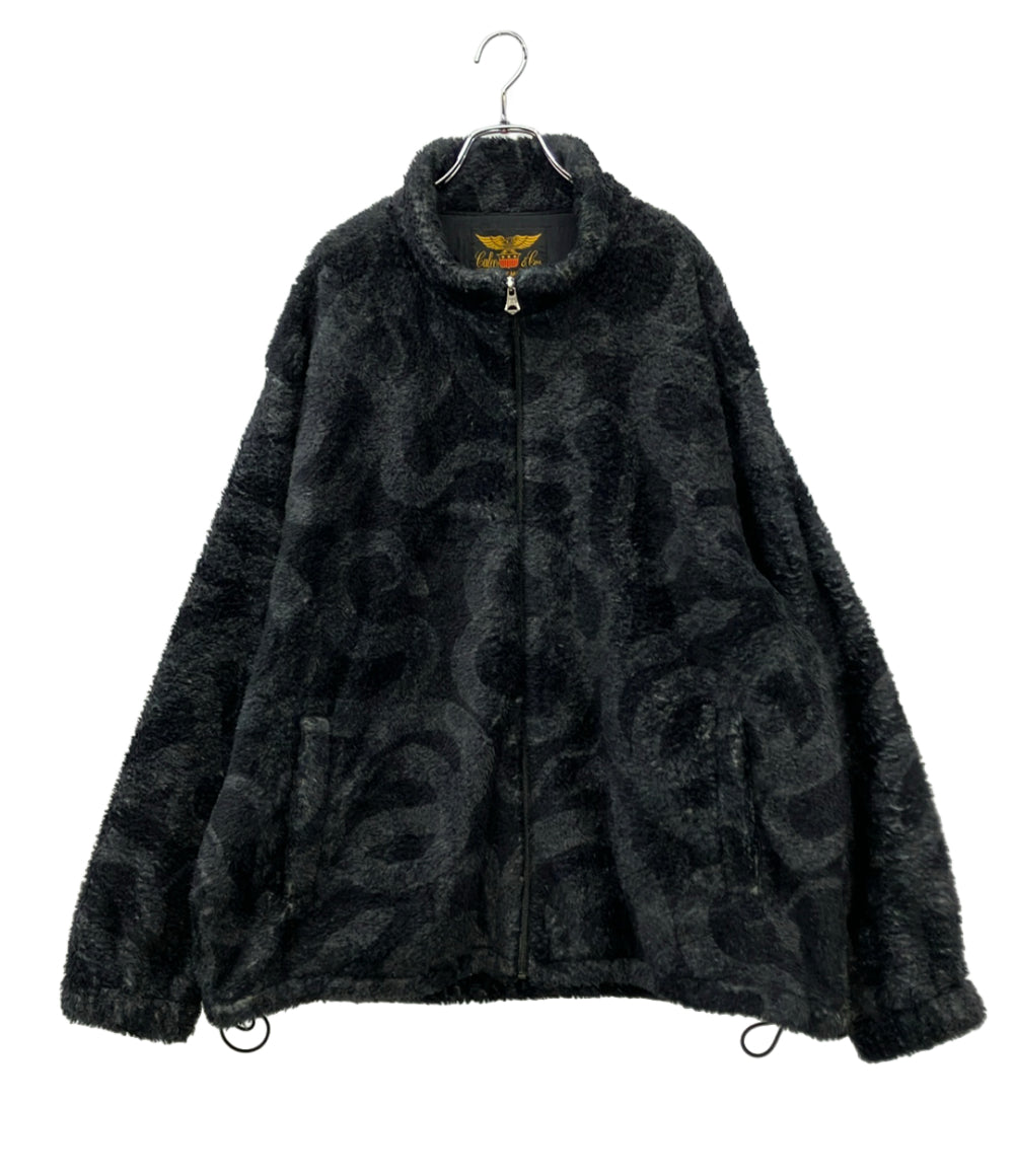 CALEE JQ VELOUR TRACK TYPE JACKET ボアジャケット メンズ SIZE X-LARGE (XL) キャリー