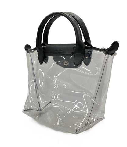 Longchamp Mr.Bags 2WAY ハンドバッグ ショルダーバッグ 斜め掛け 2019限定 クリアバッグ ル プリアージュ Le Pliage Transparent レディース