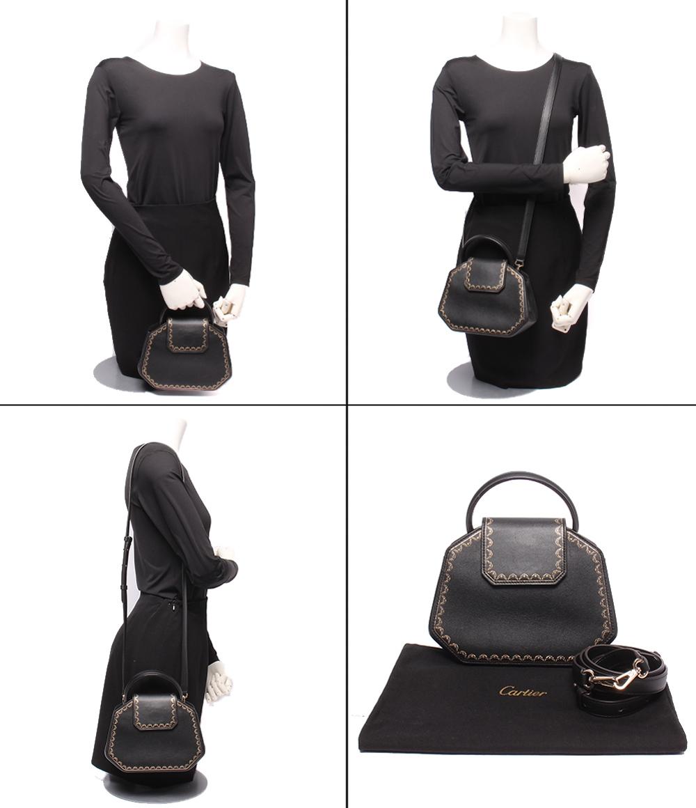 Cartier 2WAYハンドバッグ ショルダーバッグ 斜め掛け 肩掛け ガーランドドゥカルティエ ミニ レディース カルティエ