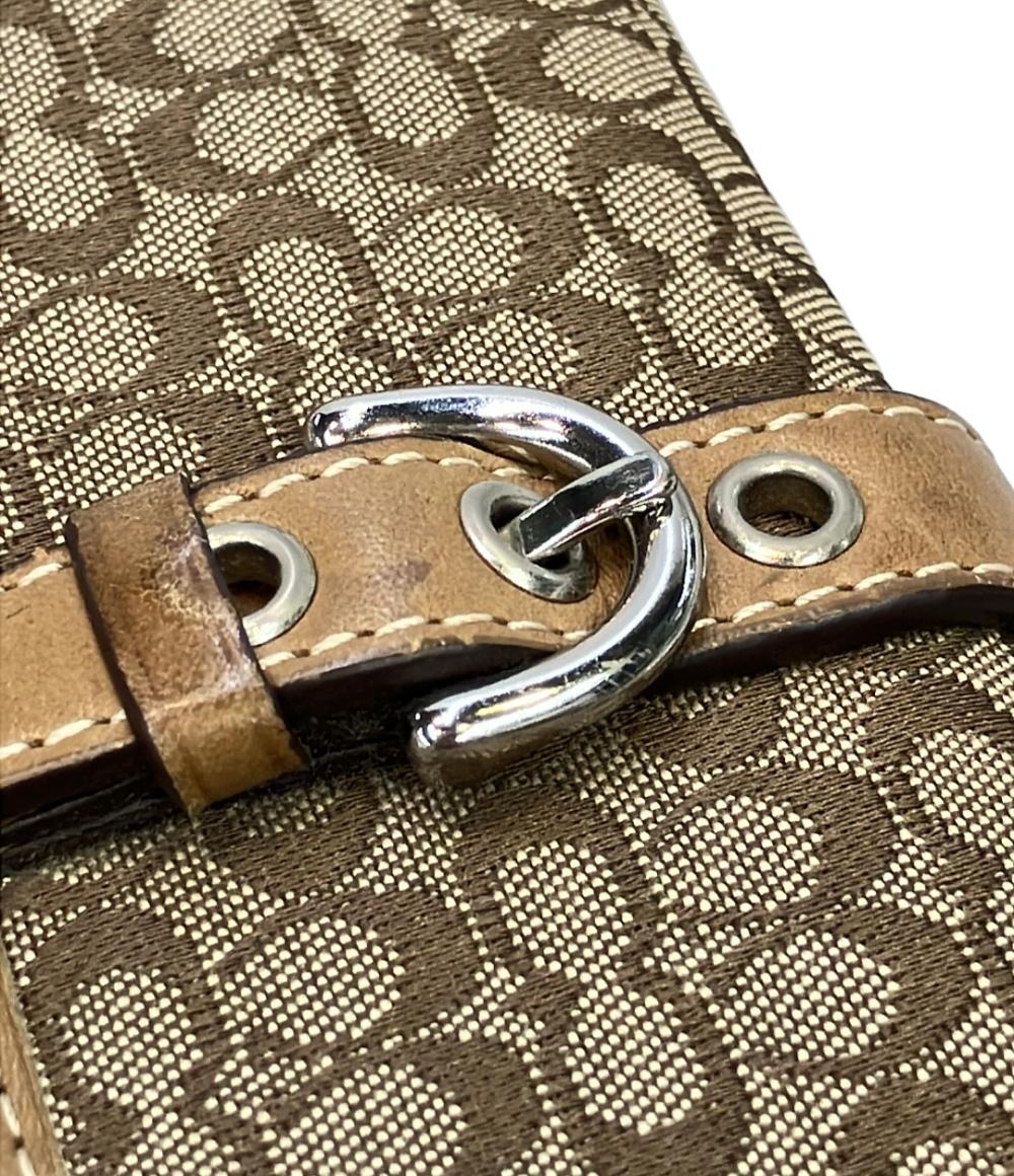 コーチ 二つ折り財布 ミニシグネチャー レディース COACH
